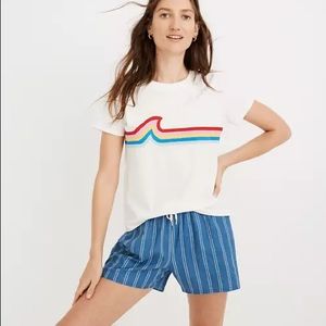 Madewell Rainbow Wave Graphic Northside Tee